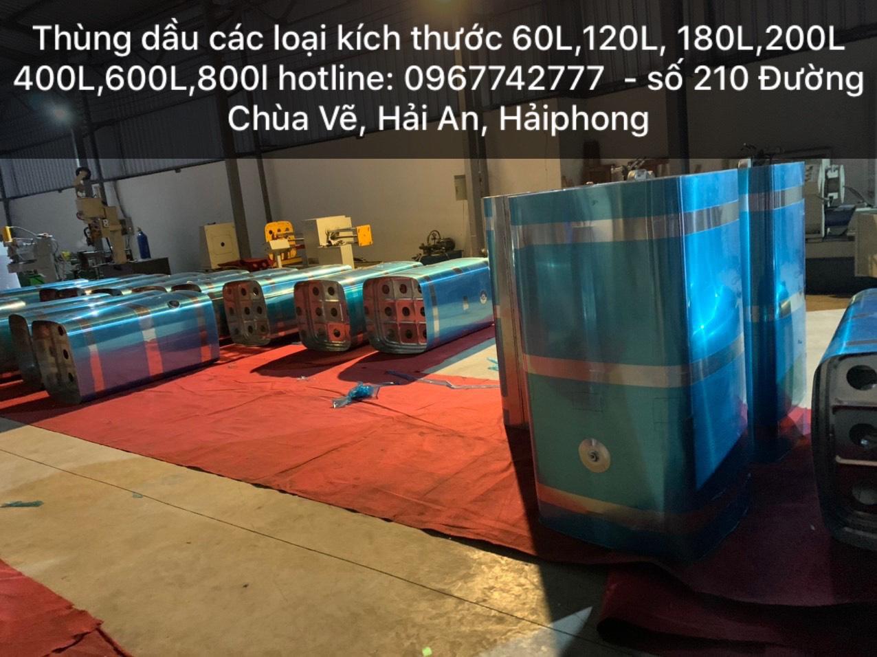 thùng dầu xe tải 200L