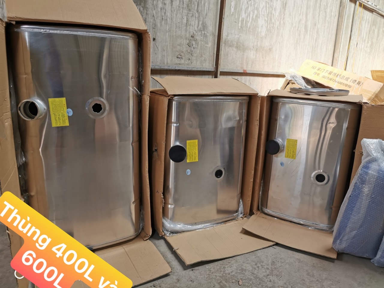 thùng dầu diezel loại 600l